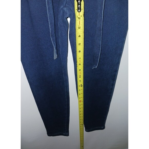 AG Adriano Goldschmied Pentra Pants Tie Frt Belt Blue Paperbag Jogger High Waist - Picture 10 of 11